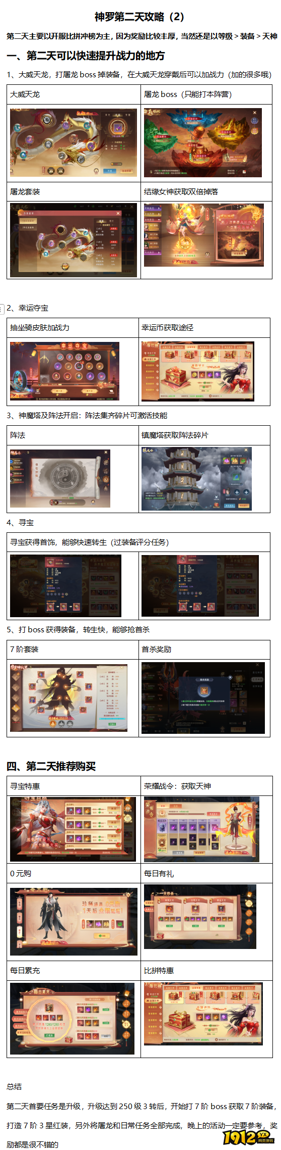 《神罗仙域》第二天玩法详解攻略 《神罗仙域》第二天玩法详解攻略